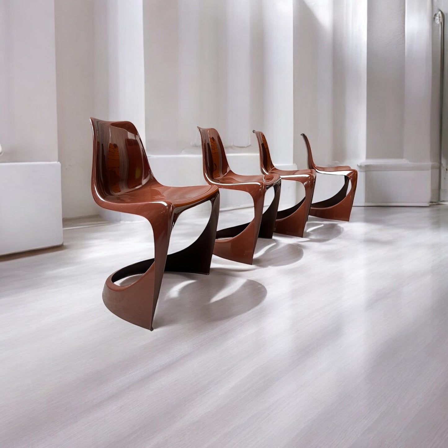 Vier Design Stühle von Steen Østergaard