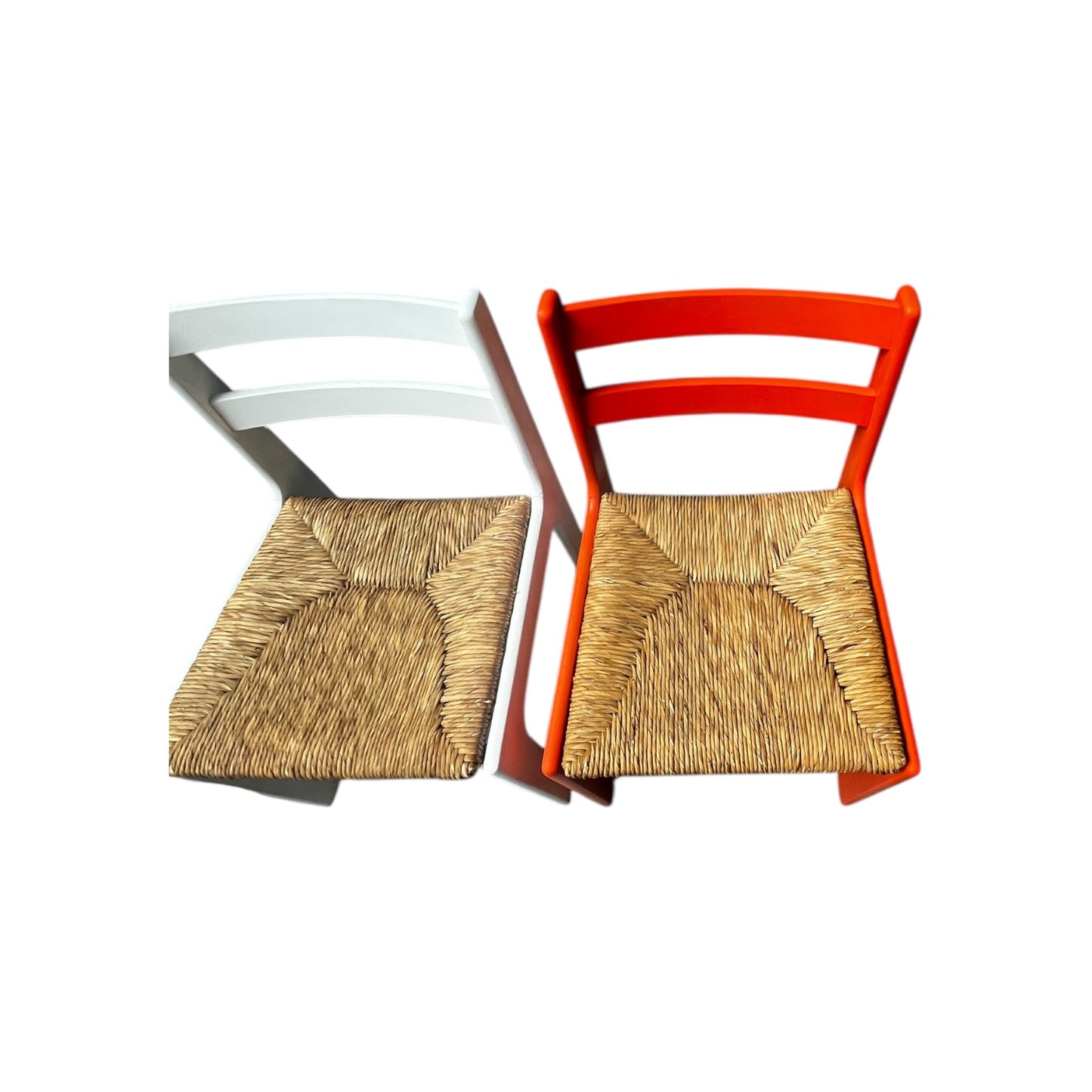 Set aus 5 Eichenholz Stühlen