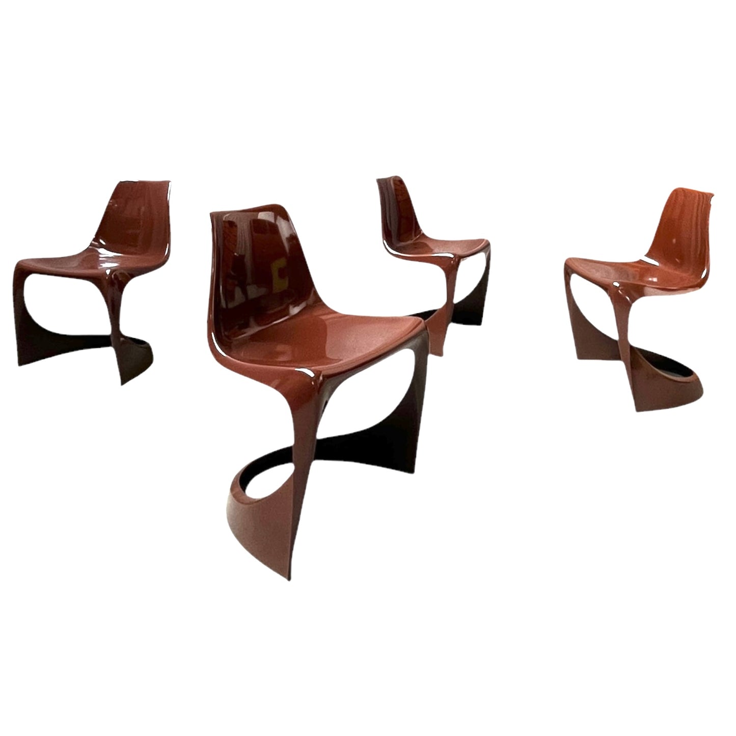 Vier Design Stühle von Steen Østergaard