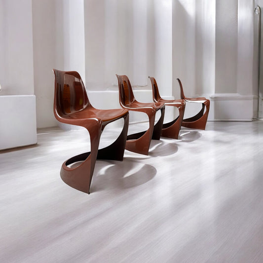 Vier Design Stühle von Steen Østergaard